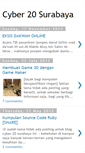 Mobile Screenshot of cyber20surabaya.blogspot.com