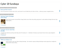 Tablet Screenshot of cyber20surabaya.blogspot.com