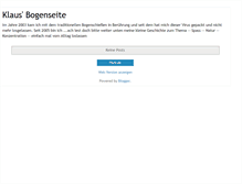 Tablet Screenshot of klausbogenseite.blogspot.com