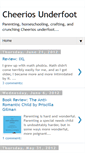 Mobile Screenshot of cheeriosunderfoot.blogspot.com