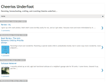 Tablet Screenshot of cheeriosunderfoot.blogspot.com