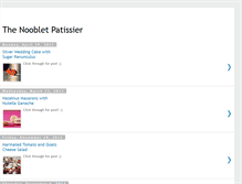 Tablet Screenshot of noobletpatissier.blogspot.com