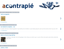 Tablet Screenshot of a-contrapie.blogspot.com