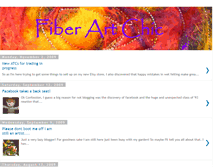 Tablet Screenshot of fiberartchic.blogspot.com