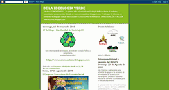 Desktop Screenshot of congresoideologicoverde.blogspot.com