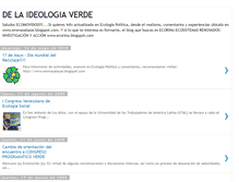 Tablet Screenshot of congresoideologicoverde.blogspot.com