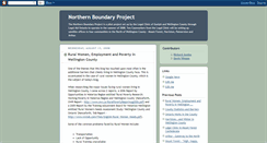 Desktop Screenshot of northernboundaryproject.blogspot.com