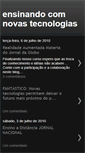 Mobile Screenshot of ensinandocomnovastecnologias.blogspot.com