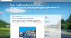 Desktop Screenshot of pearljoneshomes.blogspot.com