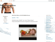 Tablet Screenshot of nutriesportivo.blogspot.com