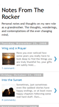 Mobile Screenshot of notesfromtherocker.blogspot.com