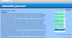 Desktop Screenshot of chembiojournal.blogspot.com