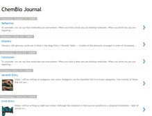 Tablet Screenshot of chembiojournal.blogspot.com