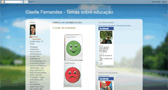 Desktop Screenshot of giselleeducacao.blogspot.com