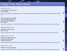 Tablet Screenshot of collegeofsanmateolibrary.blogspot.com