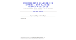 Desktop Screenshot of engineeringcollegesinmumbai.blogspot.com