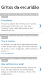 Mobile Screenshot of gritosdaescuridao.blogspot.com