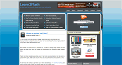 Desktop Screenshot of learn2flash.blogspot.com