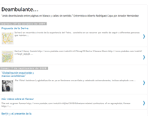 Tablet Screenshot of deambulando-circulando-callejeando.blogspot.com