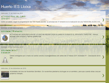 Tablet Screenshot of huertoieslloixa.blogspot.com