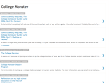 Tablet Screenshot of collegemonster.blogspot.com