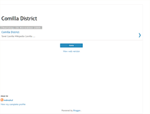 Tablet Screenshot of bdcomilladistrict.blogspot.com
