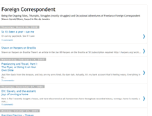 Tablet Screenshot of foreign-correspondent.blogspot.com