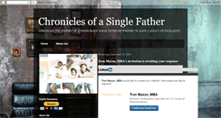 Desktop Screenshot of chroniclesofasinglefather.blogspot.com
