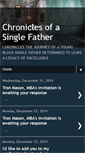 Mobile Screenshot of chroniclesofasinglefather.blogspot.com