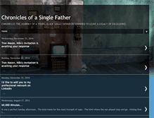 Tablet Screenshot of chroniclesofasinglefather.blogspot.com