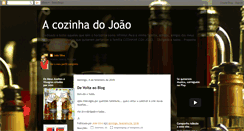 Desktop Screenshot of cozinharcomjoao.blogspot.com
