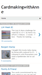 Mobile Screenshot of cardmakingwithanne.blogspot.com