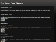 Tablet Screenshot of greendoorshoppe.blogspot.com