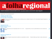 Tablet Screenshot of afolharegional-afolharegional.blogspot.com