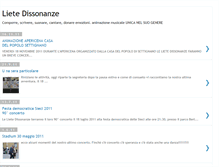Tablet Screenshot of lietedissonanze.blogspot.com