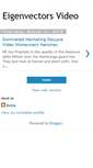 Mobile Screenshot of eigenvectorsvideo.blogspot.com