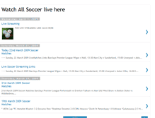 Tablet Screenshot of liveallsoccer.blogspot.com