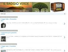 Tablet Screenshot of ilraggioverde.blogspot.com