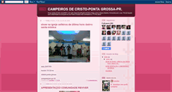 Desktop Screenshot of campeirosdecristo-pontagrossa-pr.blogspot.com