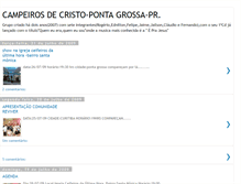 Tablet Screenshot of campeirosdecristo-pontagrossa-pr.blogspot.com