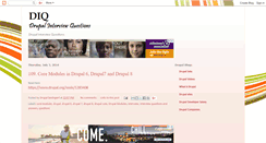 Desktop Screenshot of drupal-interview-questions.blogspot.com