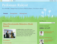 Tablet Screenshot of pedomanrakyat.blogspot.com