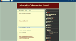 Desktop Screenshot of laineashker.blogspot.com