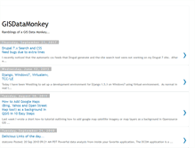 Tablet Screenshot of gisdatamonkey.blogspot.com