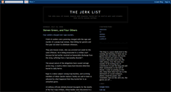 Desktop Screenshot of jerk-list.blogspot.com