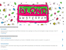 Tablet Screenshot of blond-amsterdam.blogspot.com