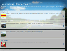 Tablet Screenshot of huurcaravanbloemendaal.blogspot.com