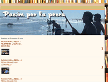 Tablet Screenshot of pasionporlapescatv.blogspot.com