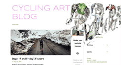 Desktop Screenshot of cyclingart.blogspot.com