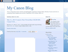 Tablet Screenshot of my-canon-blog.blogspot.com